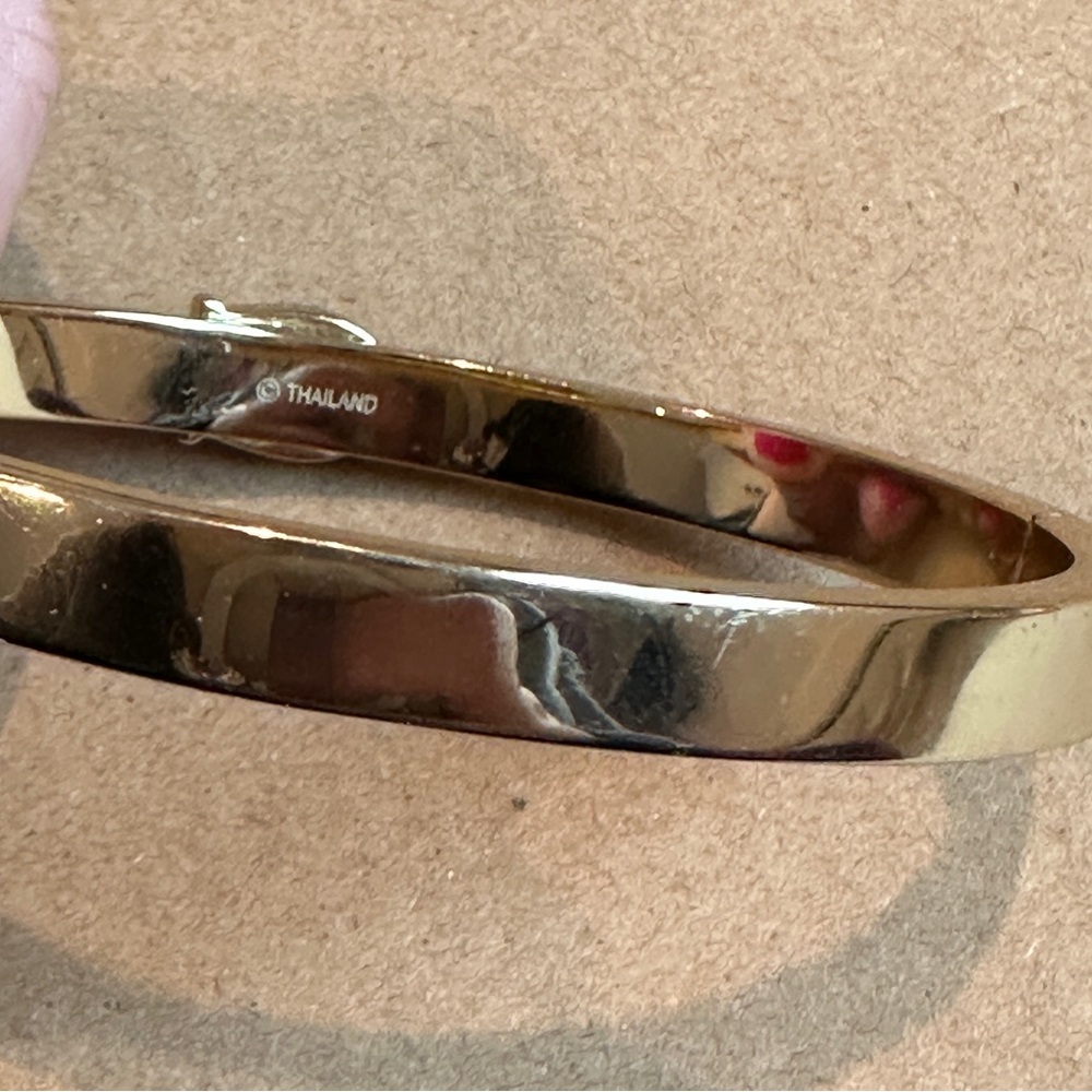 COACH Pave Signature Hinged Bangle - Picture 5 of 11